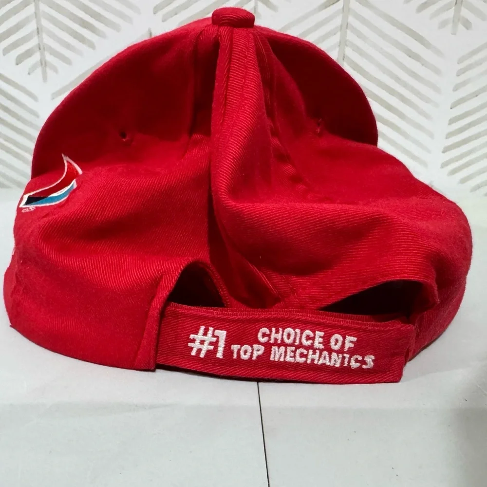 VTG 90's Mark Martin #6 Nascar Hat Red Embroidered‎ Cap Valvoline Race Car